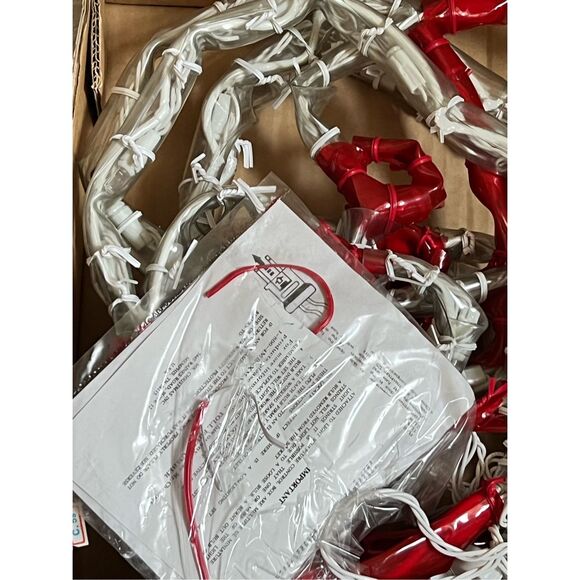 Mr. Christmas Mini Mini SANTA FACES Vintage Christmas Light Sculpture - Picture 7 of 7